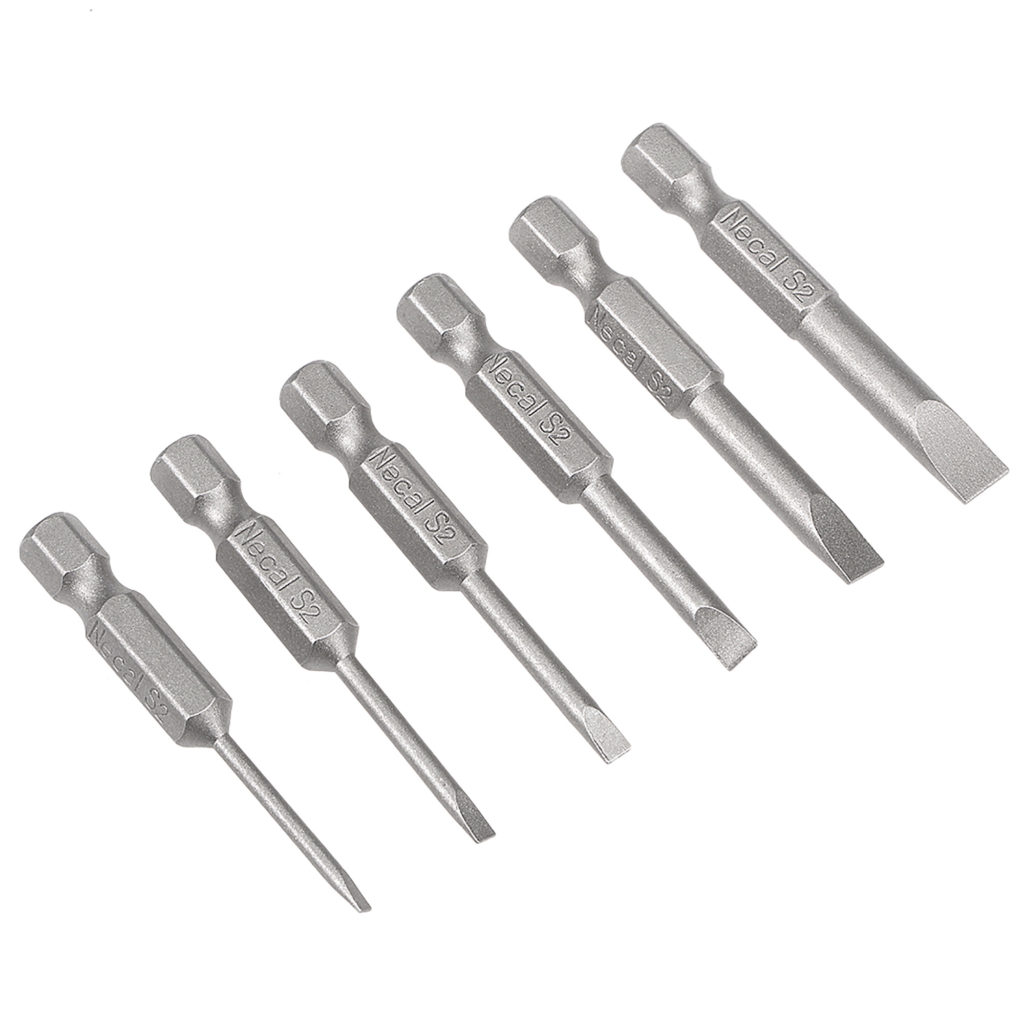 Screwdriver Bit Sockets For Recessed Head Screws, Long Pattern 1/2